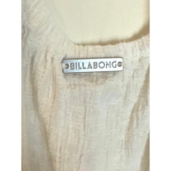 Billabong Ready For Sun - Beach Cover- Up Womens Size M Ecru - Picture 9 of 10